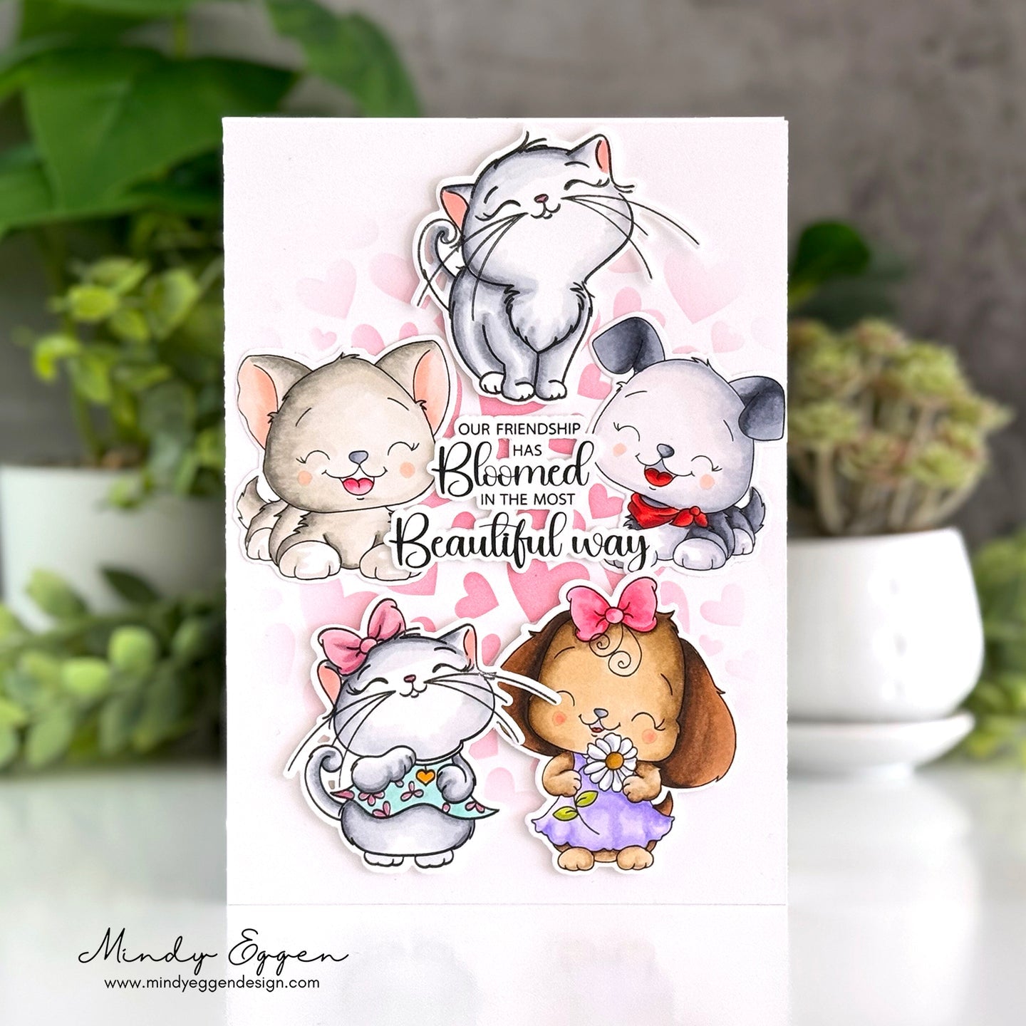 Gina K Designs Puppies On My Mind Stamps and Dies Bundle dgdie0516 Dogs and Cats