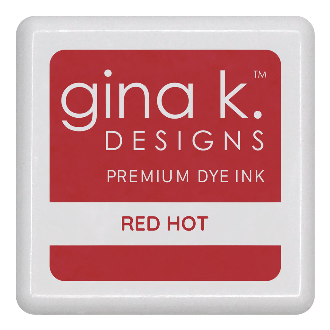 Gina K Designs RED HOT Color Companions Mini Ink Pad CUBE7