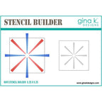 Gina K Designs Rays Stencil Builder gkdst78 final