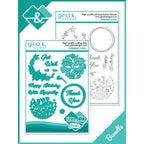 Gina K Designs Roundabout Florals Stamps and Dies Bundle dwdie0501