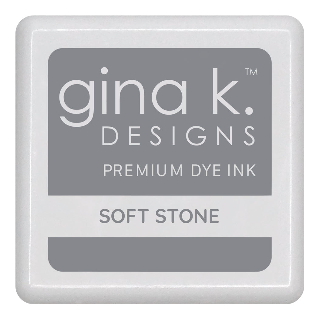 Gina K Designs SOFT STONE Premium Dye Ink Cube Mini Pad 4196