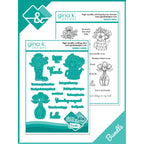 Gina K Designs Sending Flowers Stamps and Dies Bundle gkdie0502