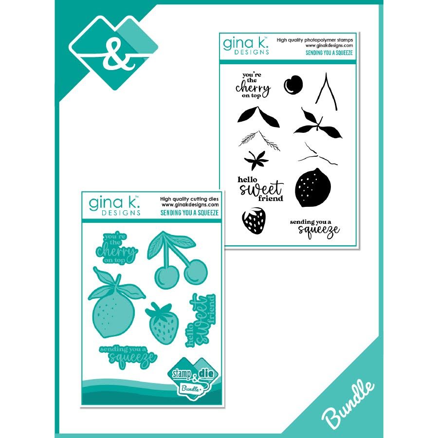 Gina K Designs Sending You A Squeeze Stamps and Dies Bundle gkdie0517