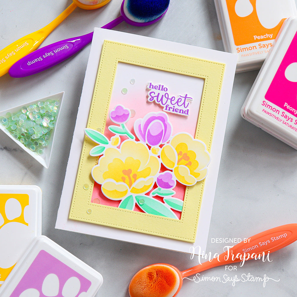 Gina K Designs Sending You A Squeeze Stamps gkd285 hello sweet friend