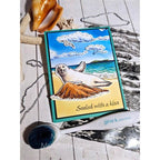 Gina K Designs Serene Seascapes Stamps and Dies Bundle mmdie0491 seal