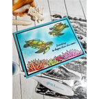 Gina K Designs Serene Seascapes Stamps and Dies Bundle mmdie0491 turtle