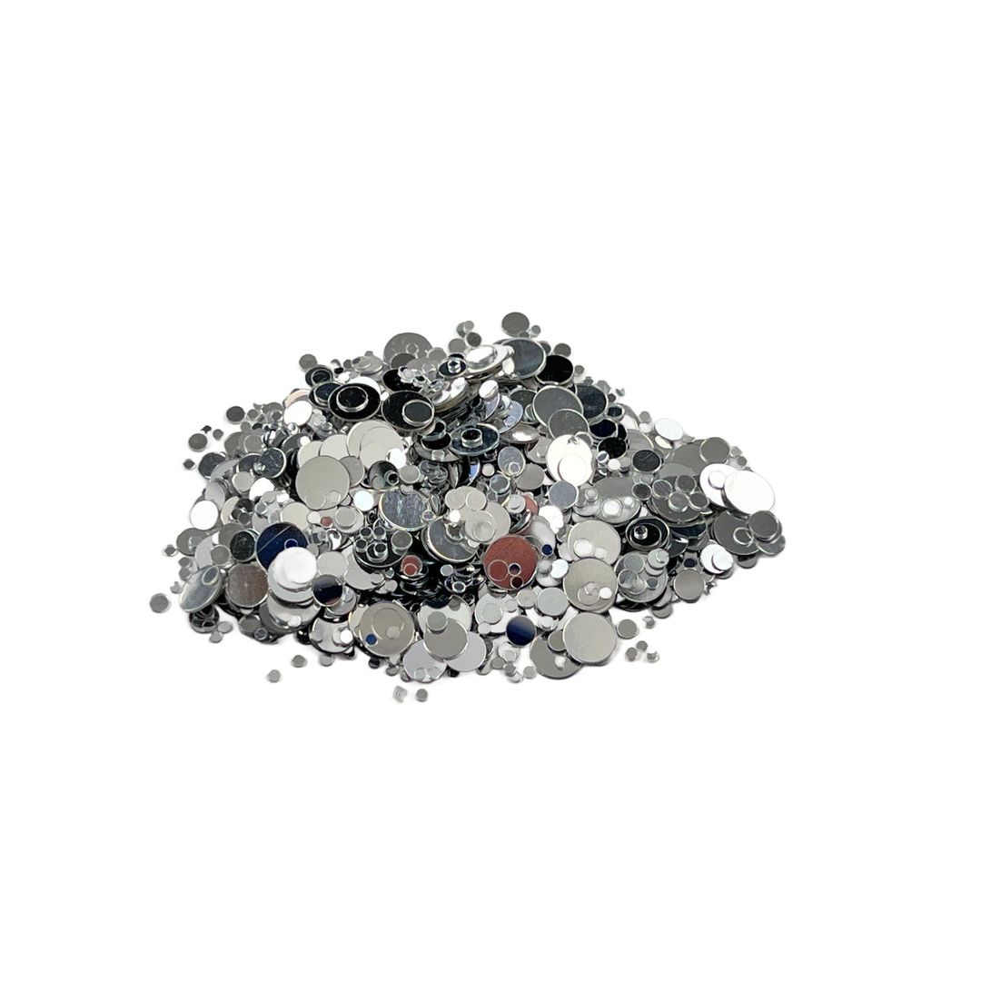 Gina K Designs Silver Metallic Dots Embellishments emb18