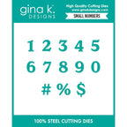 Gina K Designs Small Numbers Dies dwdie0745