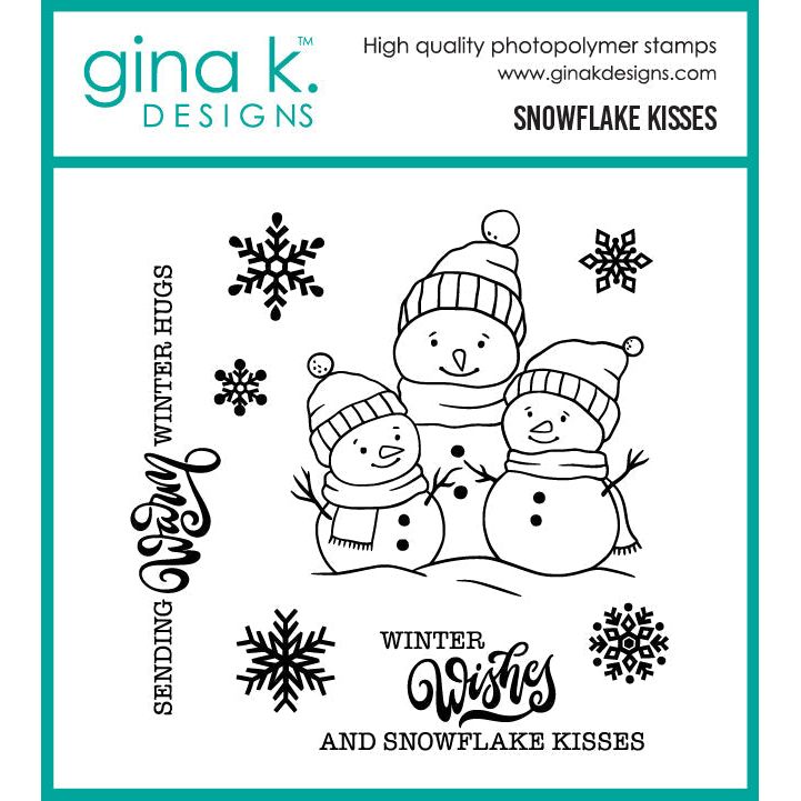 Gina K Designs Snowflake Kisses Stamps