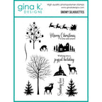 Gina K Designs Snowy Silhouettes Stamps gkd371