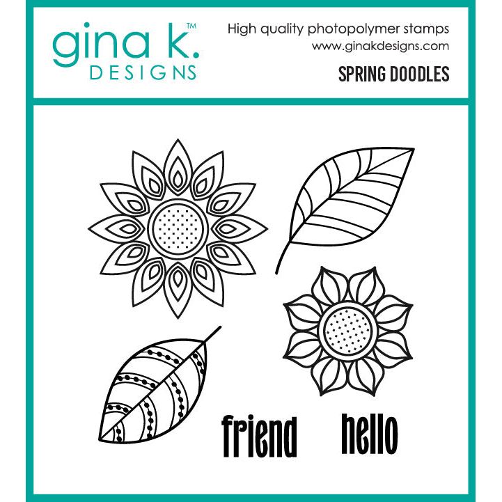 Gina K Designs Spring Doodles Stamps