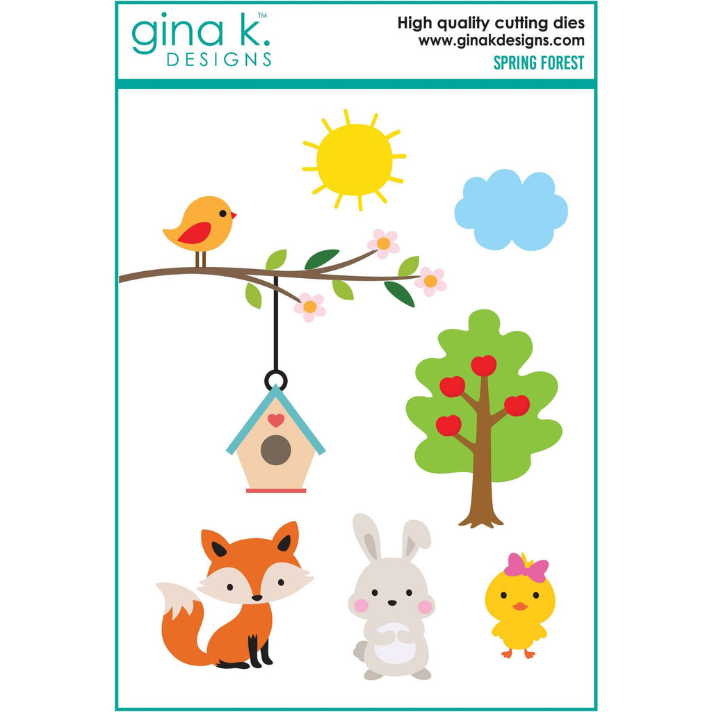 Gina K Designs Spring Forest Dies die0487