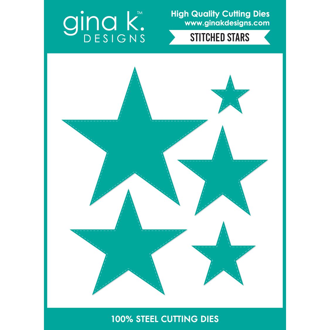 Gina K Designs Stitched Stars Dies dwdie0783