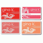 Gina K Designs Sunkissed Coral Blending Ink Pad Bundle