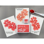 Gina K Designs Sunkissed Coral Blending Ink Pad Bundle sample