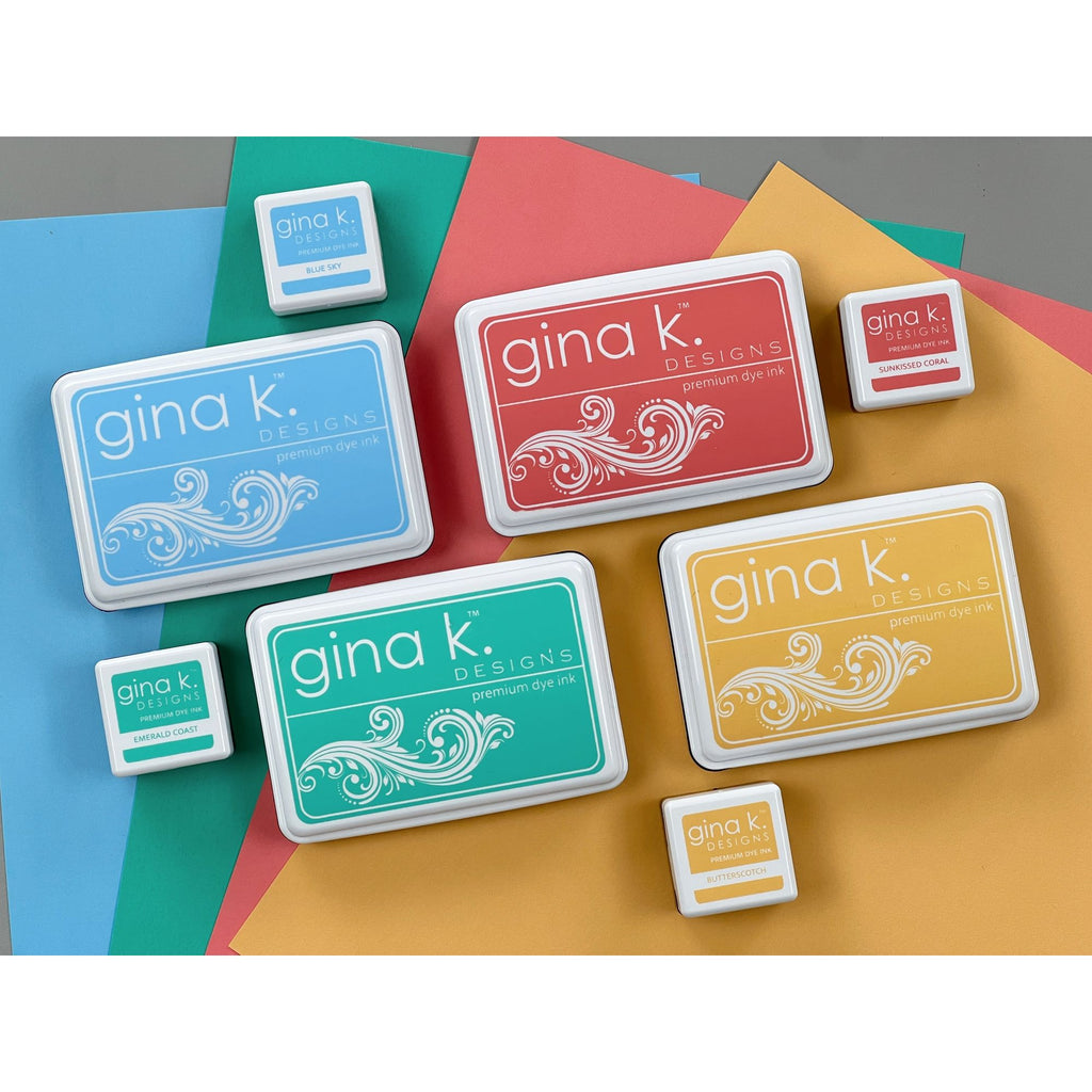 Gina K Designs Sunkissed Coral Premium 100 lb Cardstock plsuco new colors together