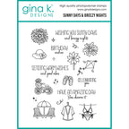 Gina K Designs Sunny Days and Breezy Nights Stamps gkd354