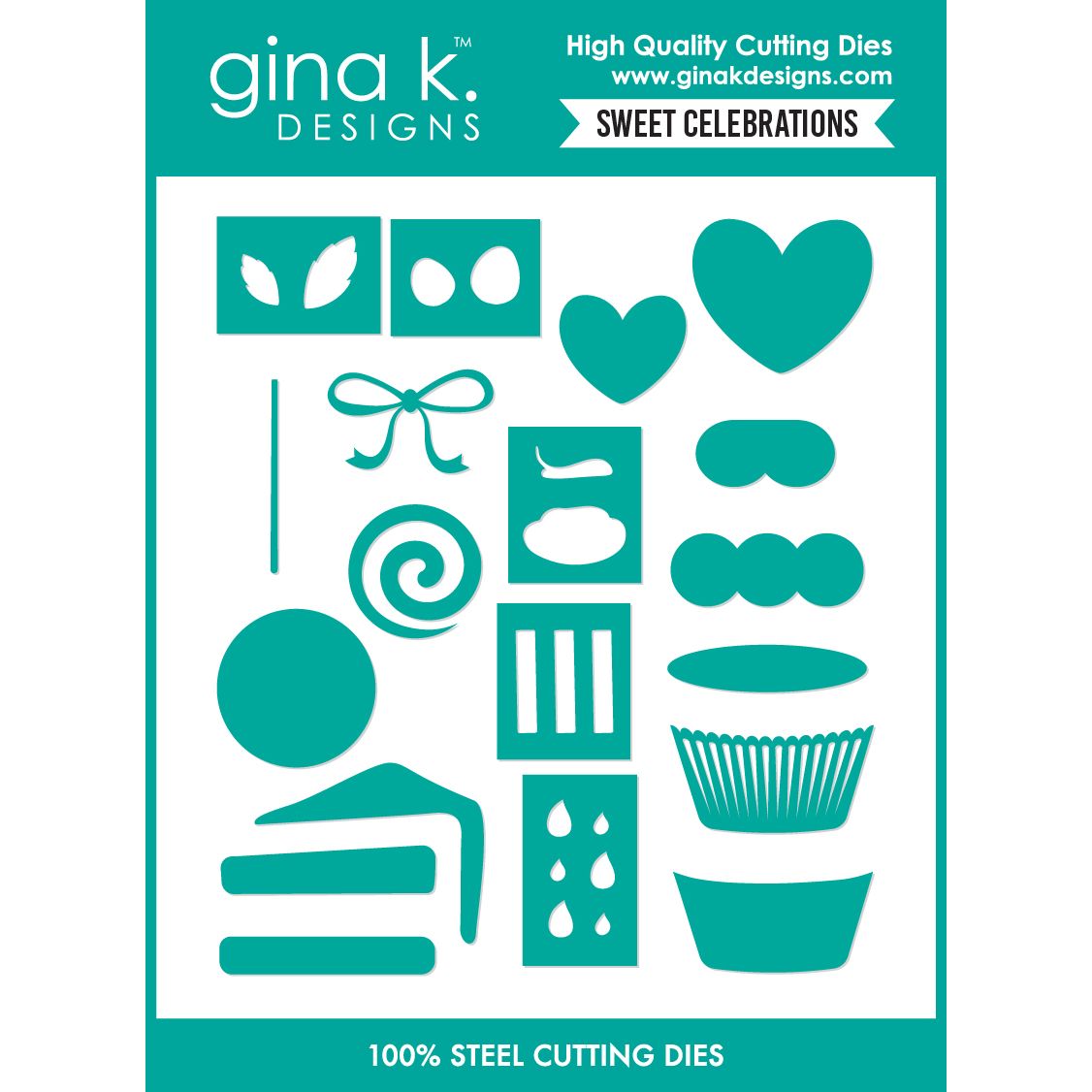 Gina K Designs Sweet Celebrations Dies die0777