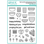 Gina K Designs Sweet Succulents Stamps bs74