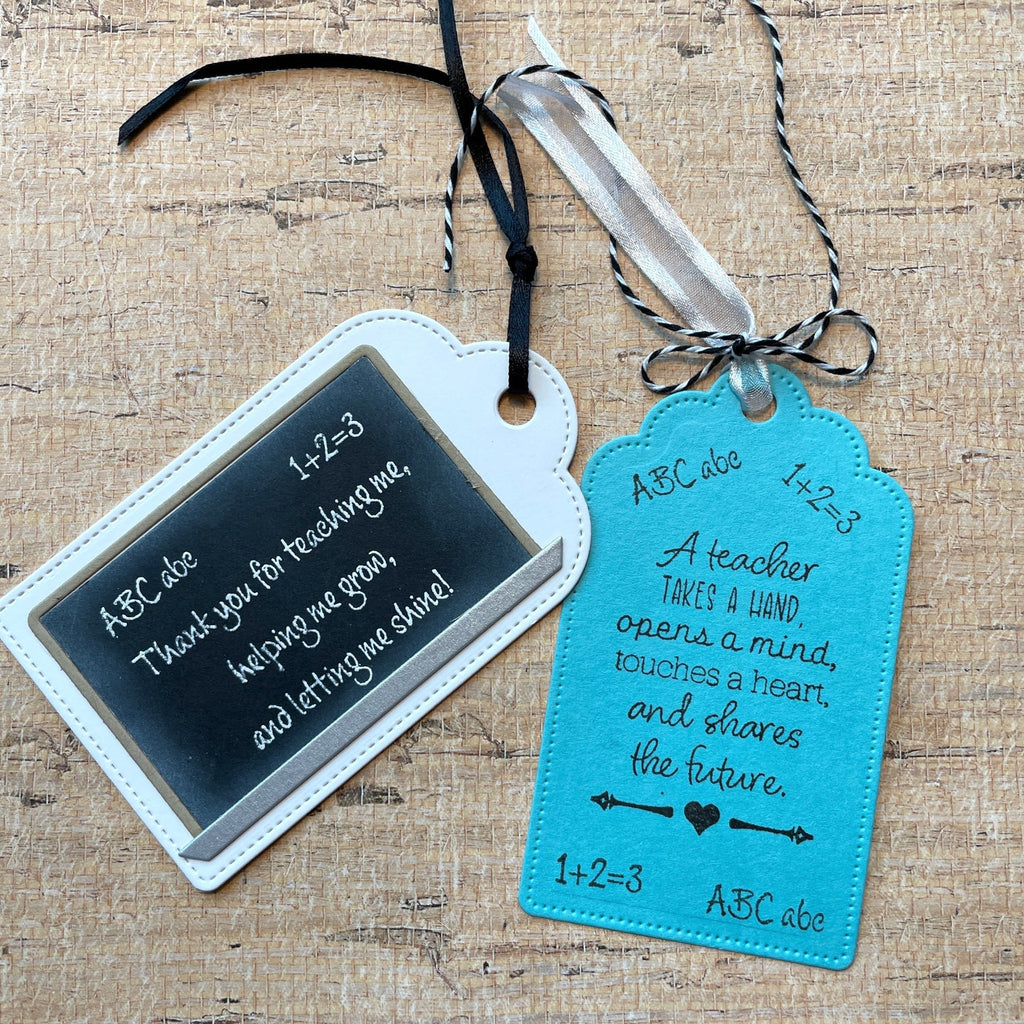 Gina K Designs Teacher Appreciation Stamps dw35 tags