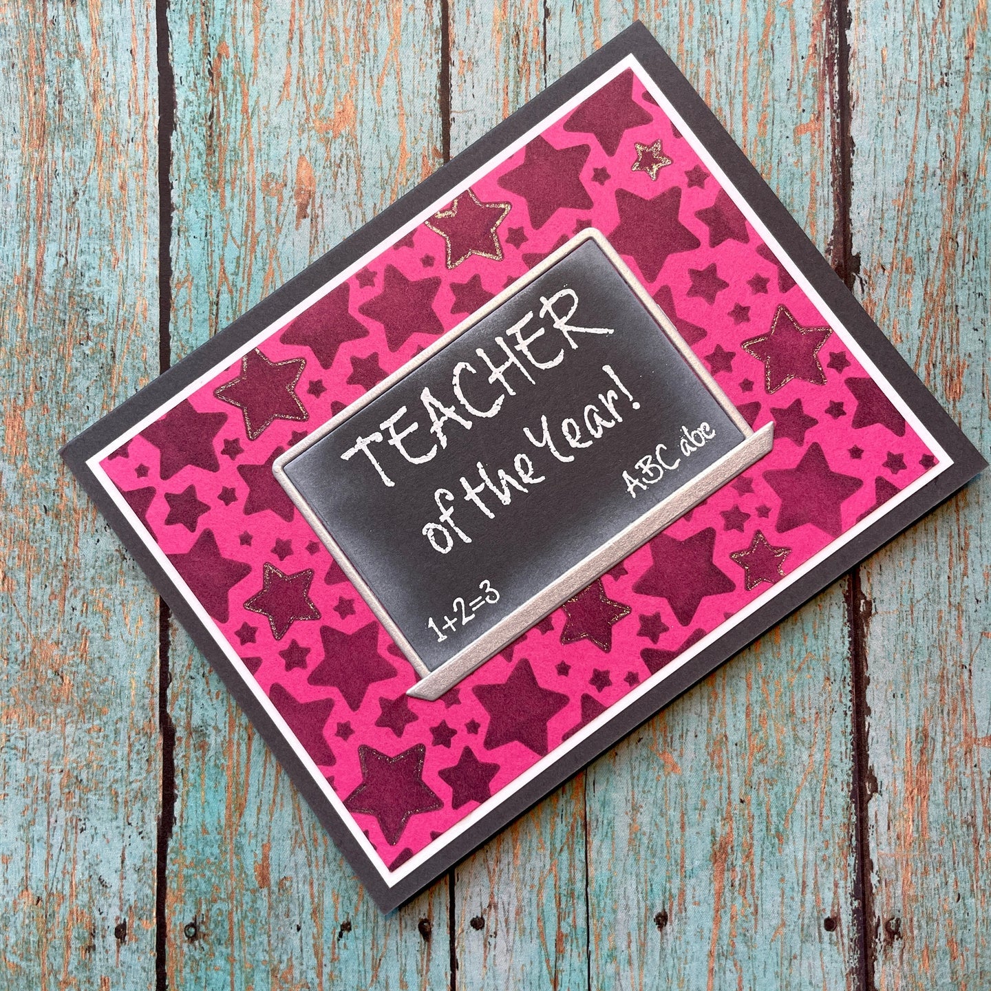 Gina K Designs Teacher Appreciation Stamps dw35 tags stars