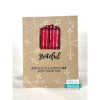 Gina K Designs Thankful Inside and Out Grateful just a little note to say a big thank you with red gift