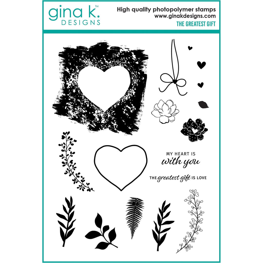 Gina K Designs The Greatest Gift Stamps lh54