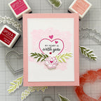 Gina K Designs The Greatest Gift Stamps lh54 heart is with you