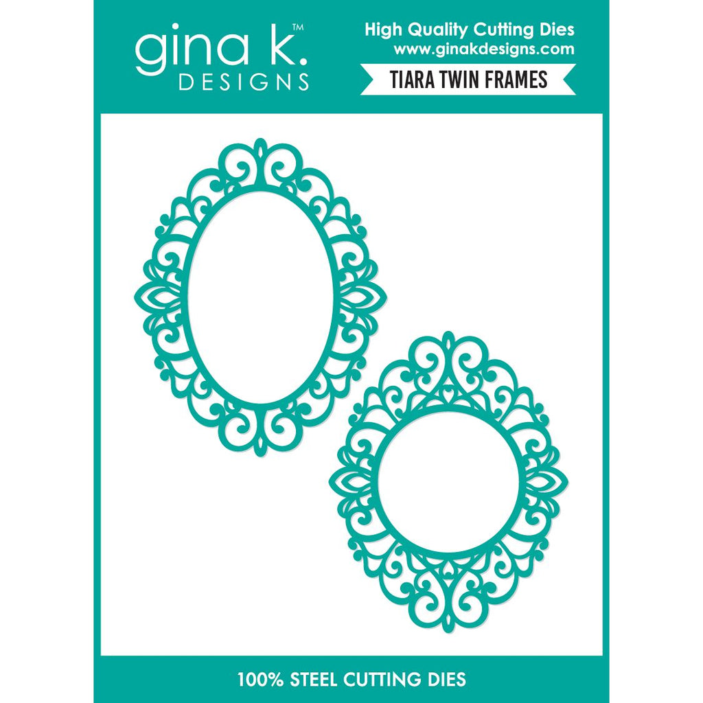 Gina K Designs Tiara Twin Frames Dies die0725