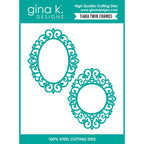 Gina K Designs Tiara Twin Frames Dies die0725