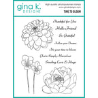 Gina K Designs Time to Bloom Stamps hs78