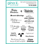 Gina K Designs 'Tis the Season Stamps dw41