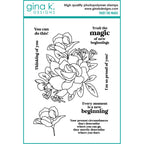 Gina K Designs Trust the Magic Stamps and Dies Bundle asdie0492 stamps only