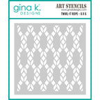 Gina K Designs Twirl-It Rope Stencil gkdst126