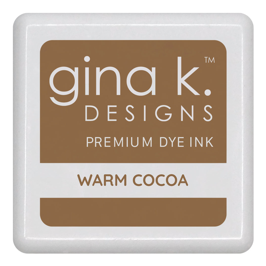 Gina K Designs WARM COCOA Color Companions Mini Ink Pad CUBE30