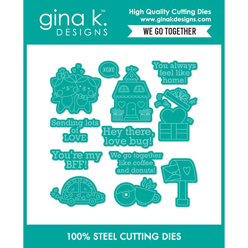 Gina K Designs We Go Together Dies die0740