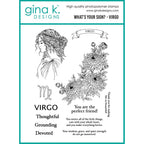 Gina K Designs What's Your Sign Virgo Stamps as59