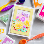 Gina K Designs Whimsical Primrose Dies and Stencils Bundle die0525 hello sweet friend
