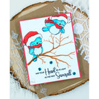 Gina K Designs Winter Tweetings Stamps and Dies Bundle dgdie0467 bluebirds