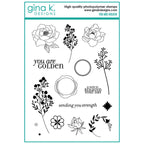Gina K Designs You Are Golden Stamps lh57