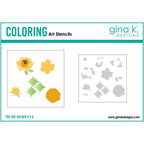 Gina K Designs You Are Golden Stencil lhst02