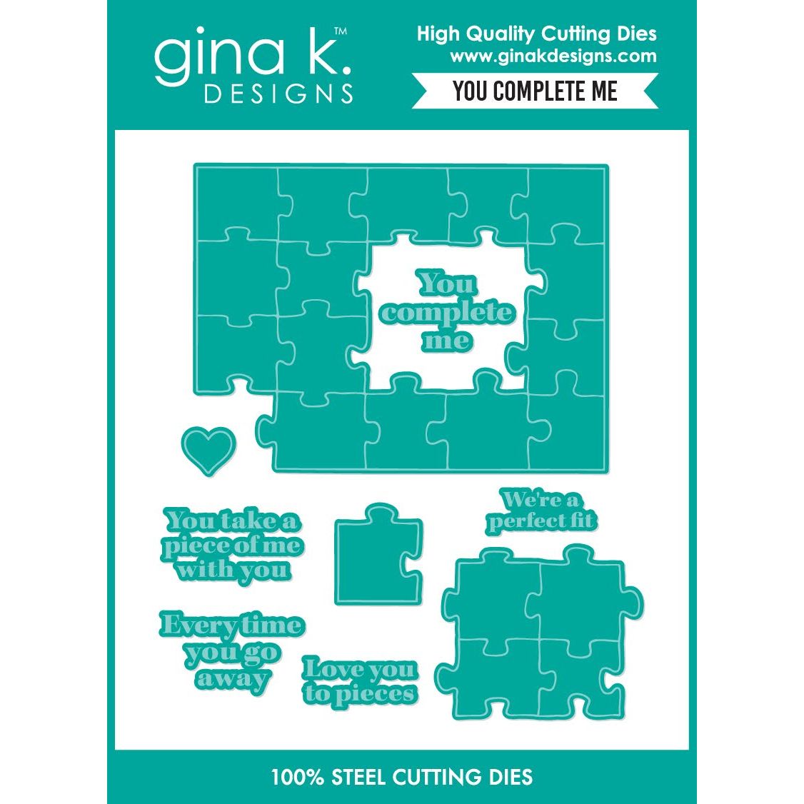 Gina K Designs You Complete Me Dies die0811