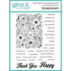 Gina K Designs You Make Me Happy Stamps hs67
