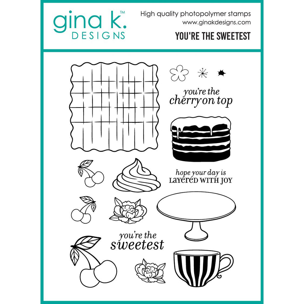 Gina K Designs You're the Sweetest Stamps lh67