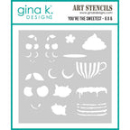 Gina K Designs You're the Sweetest Stencil lhgkdst128