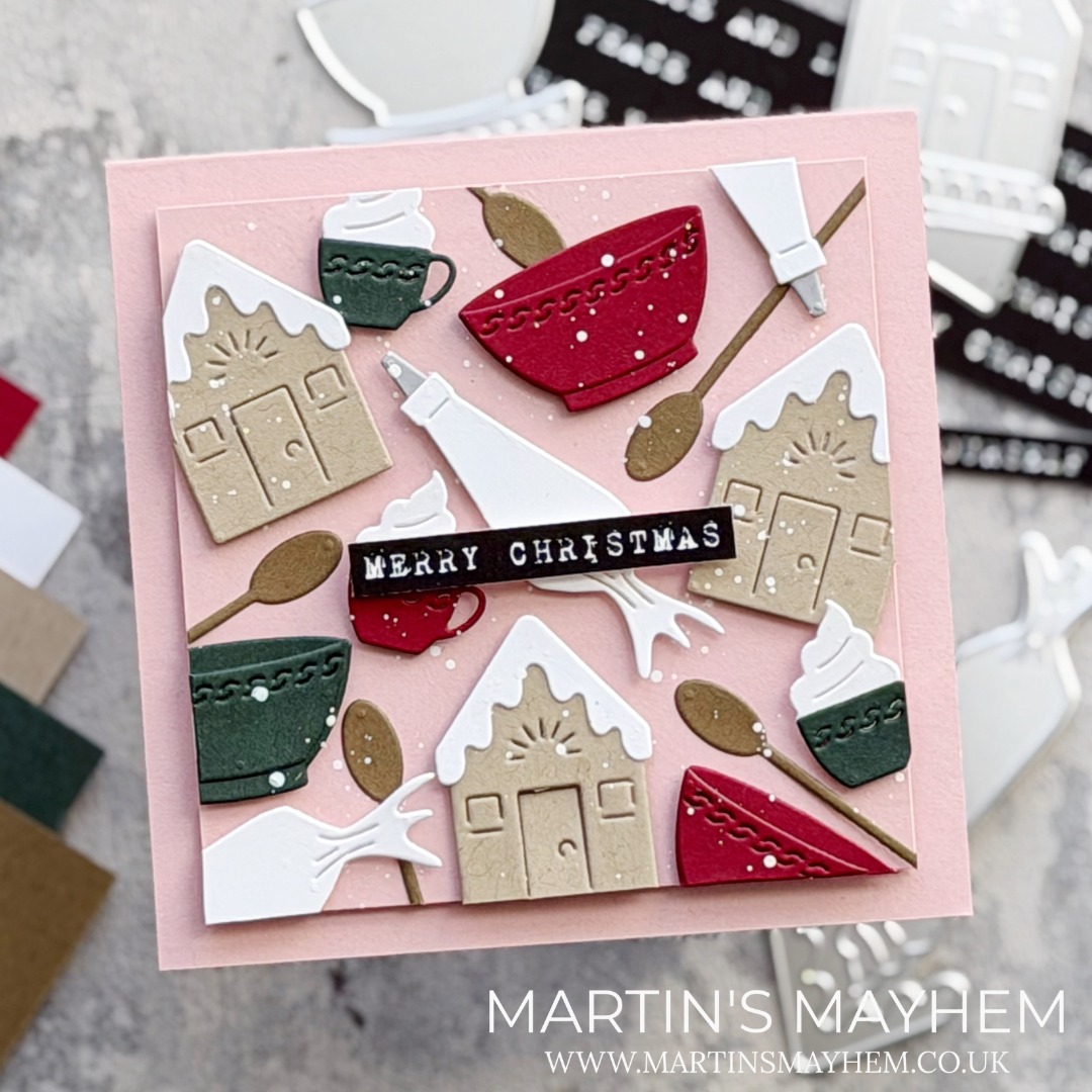 Simon Says Stamp Gingerbread House Fun Wafer Dies s1044 Sugar and Spice Holiday Card | color-code:ALT05