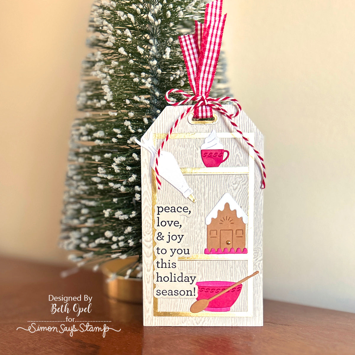 Simon Says Stamp Gingerbread House Fun Wafer Dies s1044 Sugar and Spice Holiday Tag | color-code:ALT02
