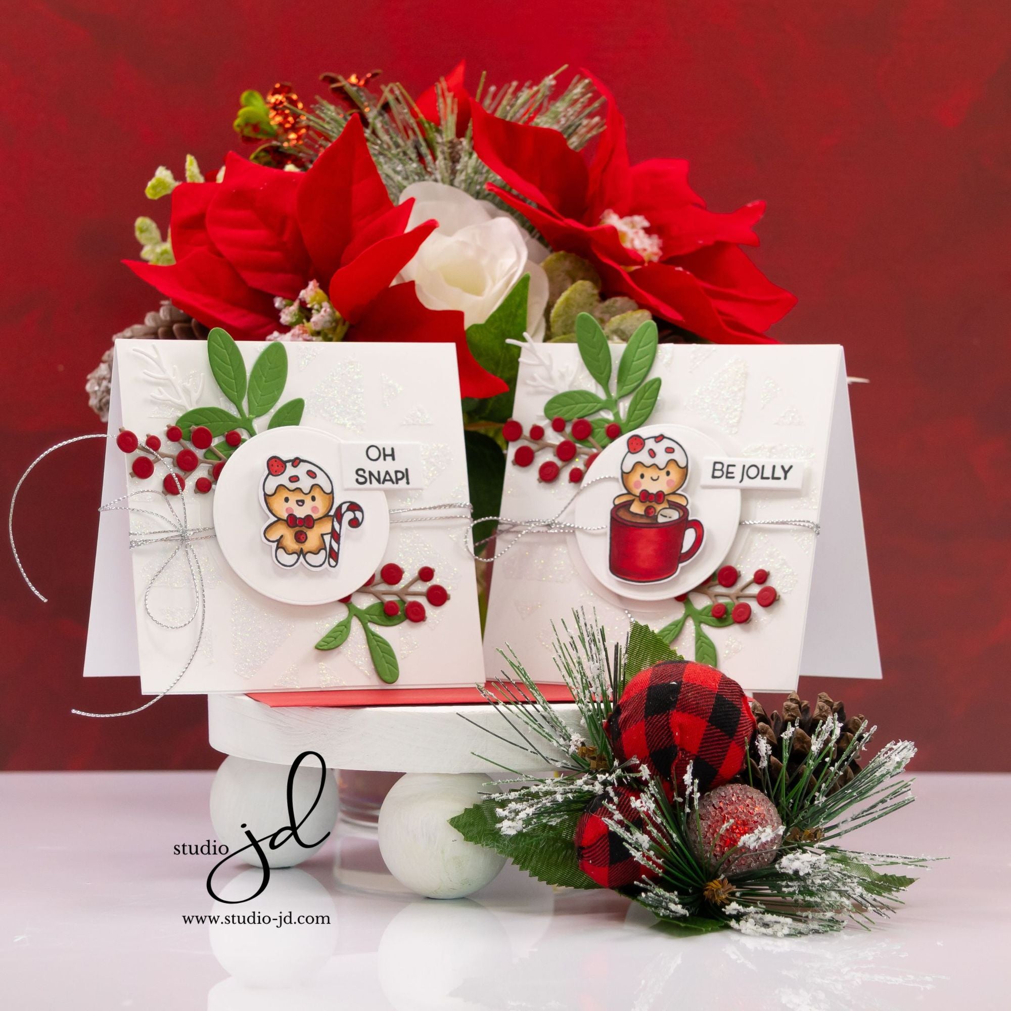 Simon Says Stamp Gingerbread Joy Wafer Dies 1405sdc Christmas Cards | color-code:ALT04