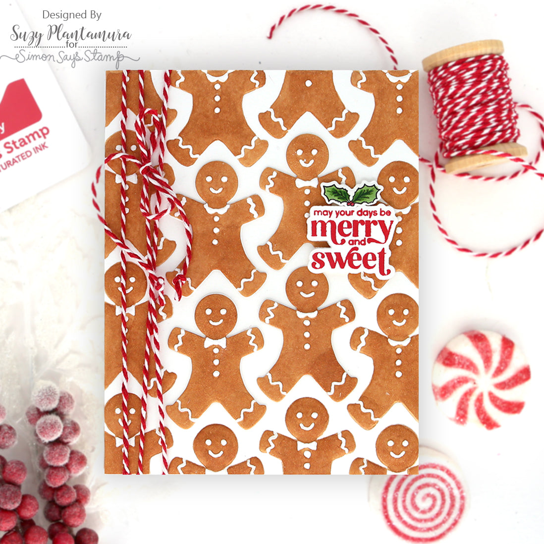 Simon Says Stamp Festive Fun Collection I Want It All Embossing Folders set894rf