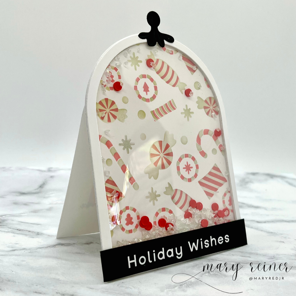 Simon Says Stamp Stencils Holiday Candies 1031st Christmas Card